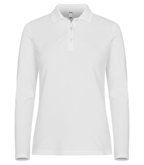 Stretch Premium Polo L/S Dames