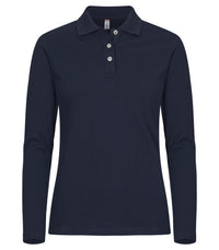 Stretch Premium Polo L/S Dames