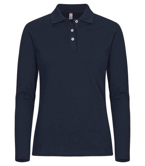 Stretch Premium Polo L/S Dames
