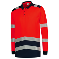 Tricorp Poloshirt High Vis Bicolor lange mouw image 1