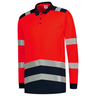 Tricorp Poloshirt High Vis Bicolor lange mouw image 1