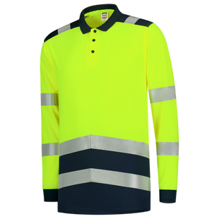 Tricorp Poloshirt High Vis Bicolor lange mouw