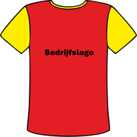 Bedrijfs- Sponsorlogo op de buik of rug. image 0