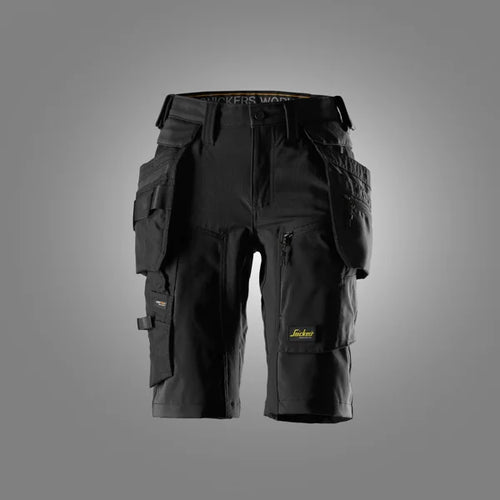 Dames Stretch Werkshorts met Afneembare Holsterzakken 6117