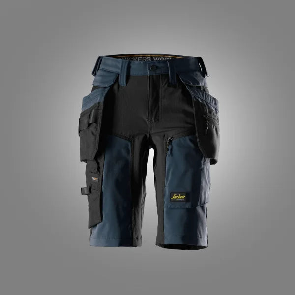 Dames Stretch Werkshorts met Afneembare Holsterzakken 6117
