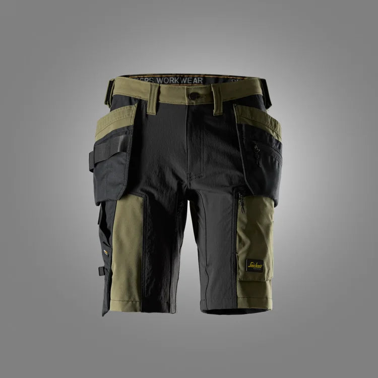 Stretch Werkshorts met holsterzakken 6118