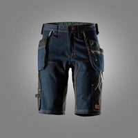 Denim Werkshorts met Holsterzakken 6155