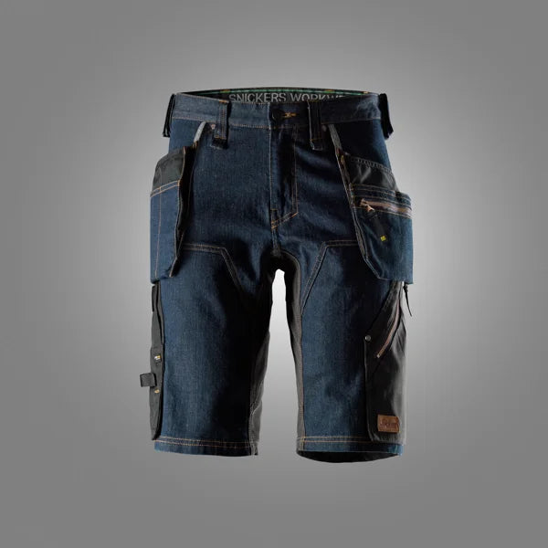 Denim Werkshorts met Holsterzakken 6155
