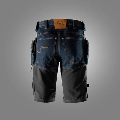 Denim Werkshorts met Holsterzakken 6155