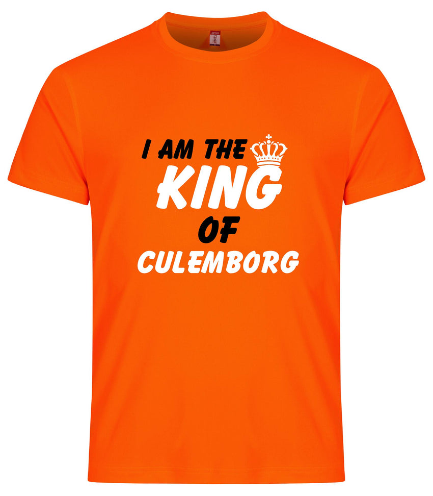 I AM THE KING koningsdag Heren sportshirt