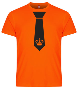 Stropdas koningsdag Heren sportshirt
