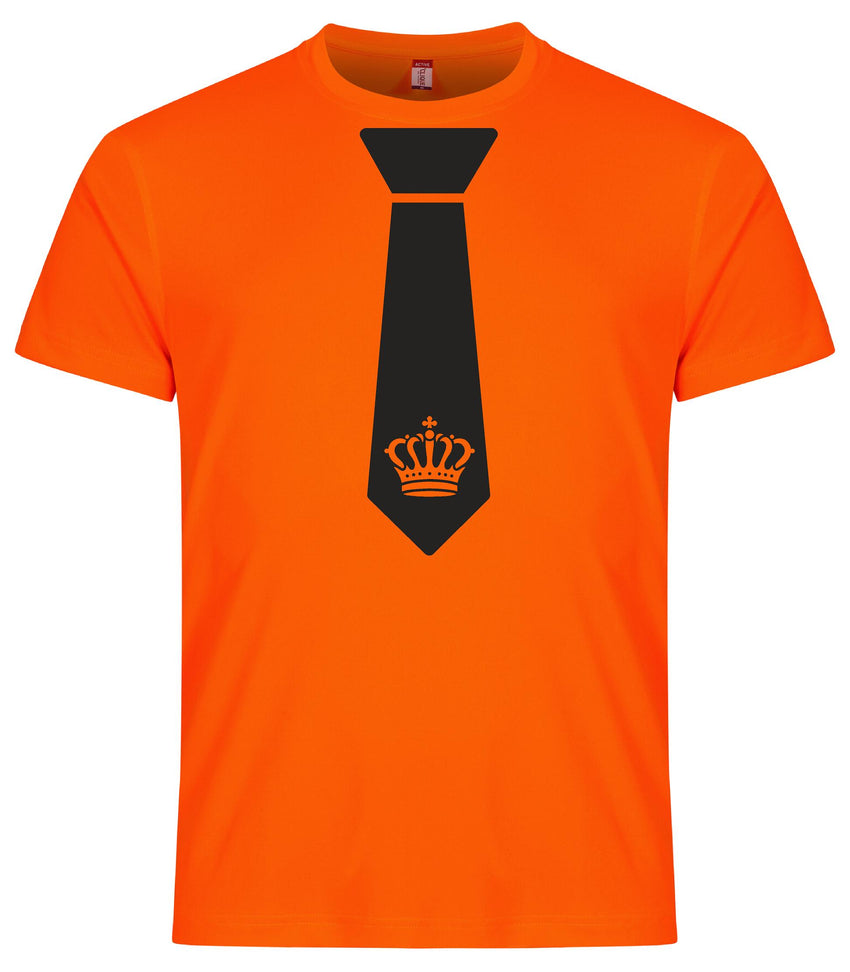 Stropdas koningsdag Heren sportshirt