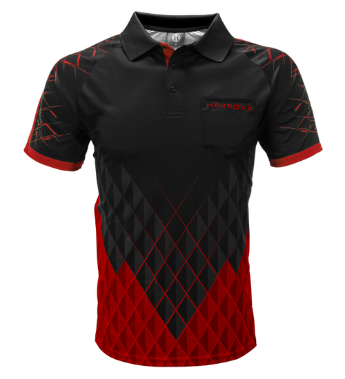 Harrows Paragon Dartshirt Red