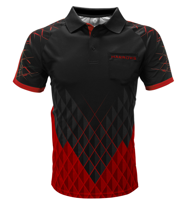 Harrows Paragon Dartshirt Red