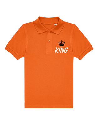 King borstlogo koningsdag Kinderpolo
