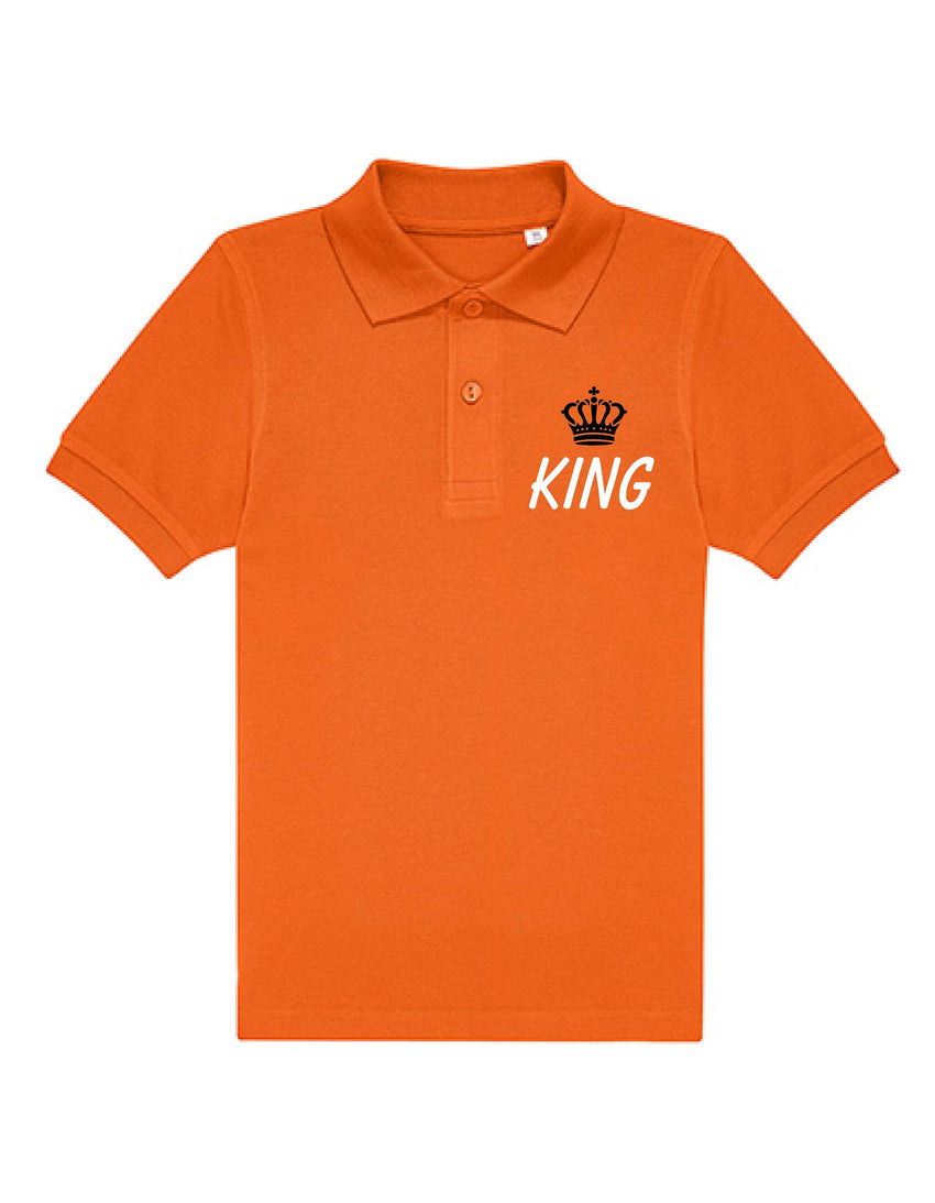 King borstlogo koningsdag Kinderpolo