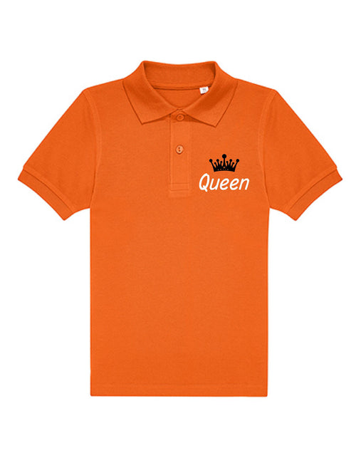 Queen borstlogo koningsdag Kinderpolo