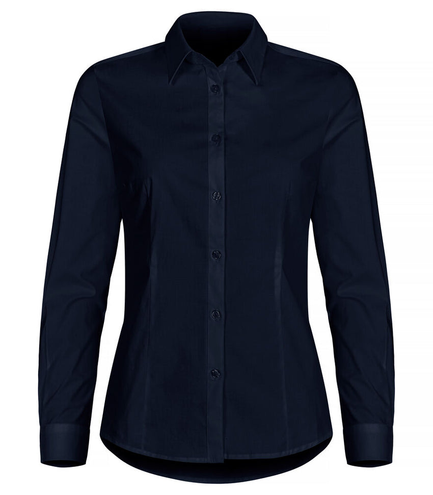 Clique Stretch Shirt L/S Dames image 1
