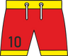 Nummer op short image 0