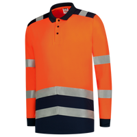 Tricorp Poloshirt High Vis Bicolor lange mouw image 2