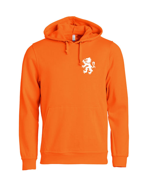 Leeuw wit borstlogo koningsdag Dames Hoodie
