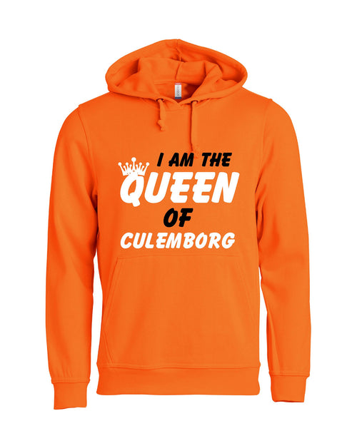 I AM THE QUEEN koningsdag Dames Hoodie