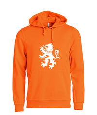 Leeuw wit buiklogo koningsdag Dames Hoodie