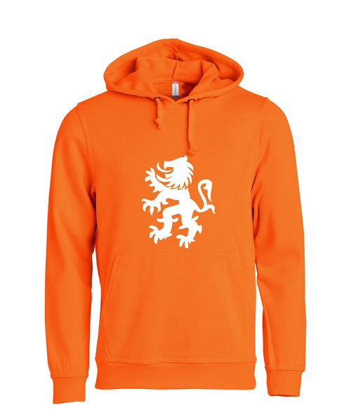 Leeuw wit buiklogo koningsdag Dames Hoodie
