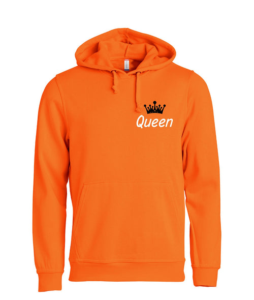 QUEEN borstlogo koningsdag Dames Hoodie