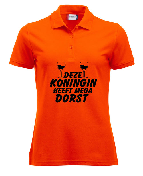 Heeft mega dorst koningsdag Dames Polo
