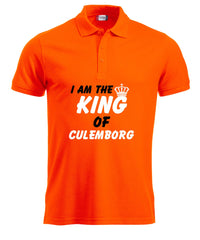 I AM THE KING koningsdag Heren Polo