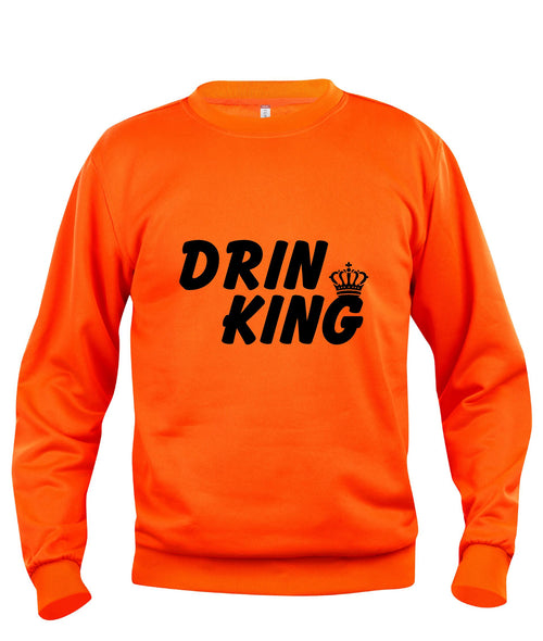DRIN KING koningsdag Heren Sweater