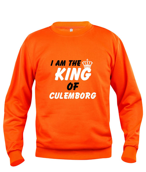 I AM THE KING koningsdag Heren Sweater